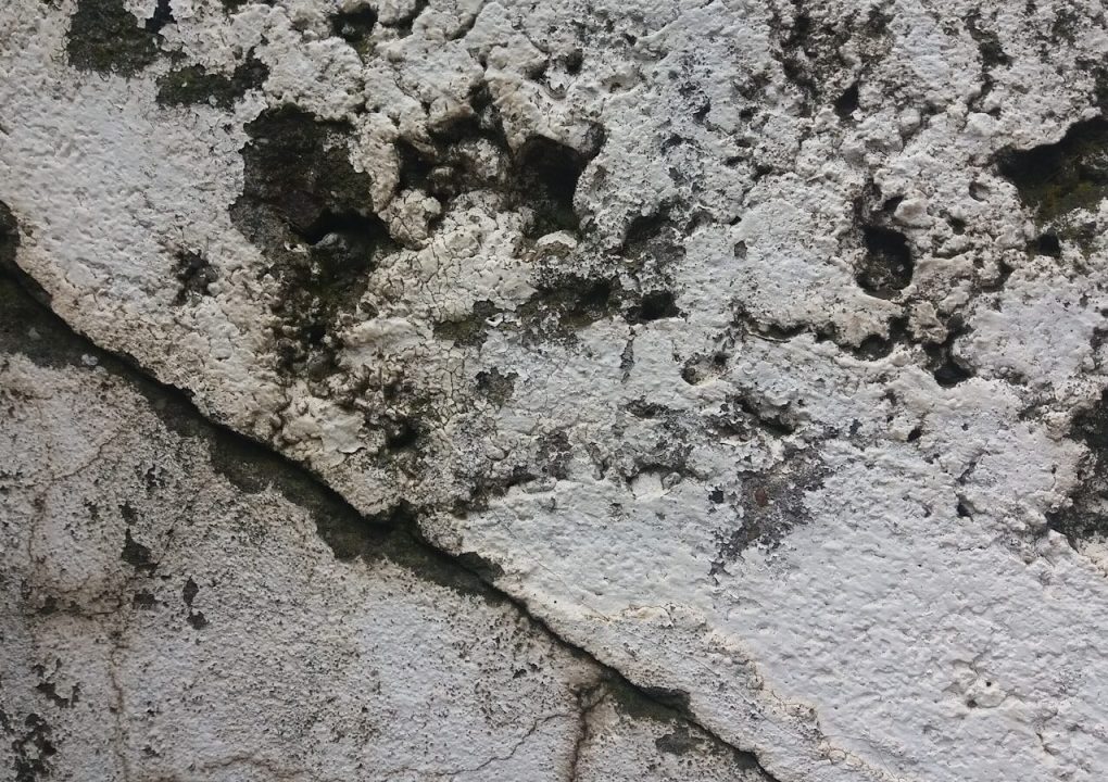 white and black rock formation